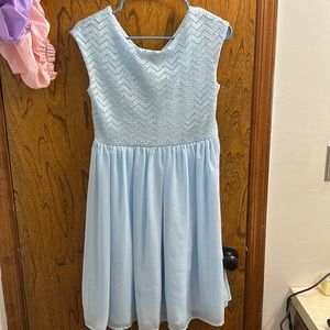 Speechless Brand Snow Blue Size 16 Sparkle Dress